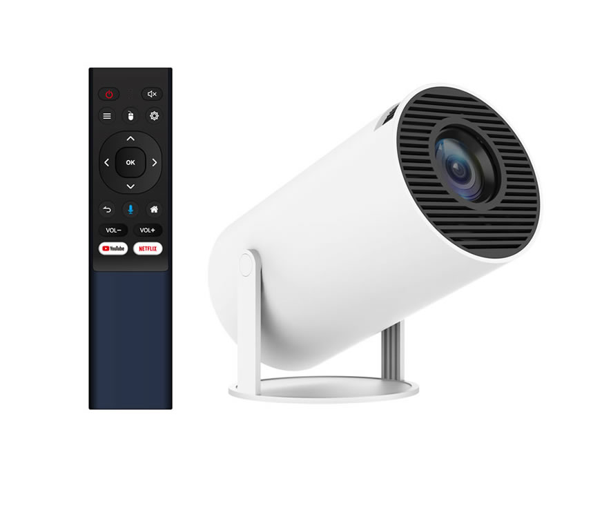 Proyector Inteligente ISMARTX10, Enfoque Corto HD 720P, Ultra Silencioso para Ver TV, Películas, Juegos y Música en Casa